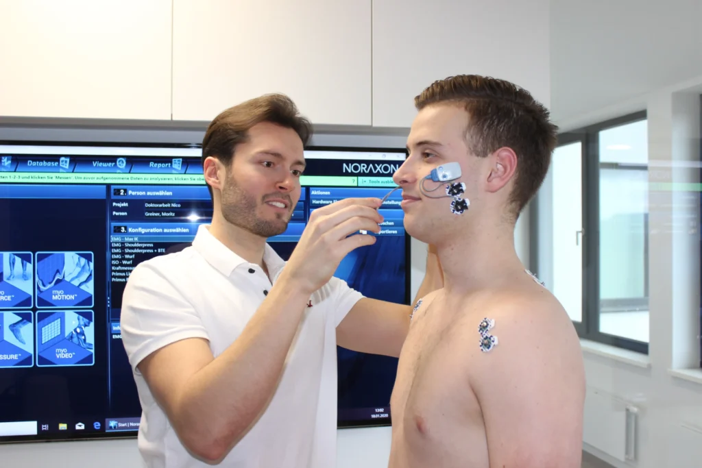 EMG-Messung der Muskelaktivität